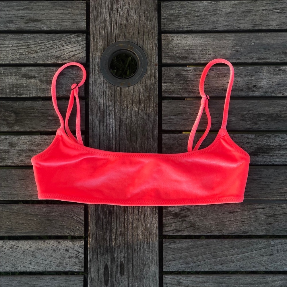Triangl Pink Dreamland Velvet Bikini✨ SOLD - Picture 2 of 7